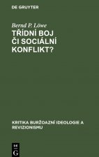 Třidni boj či socialni konflikt?