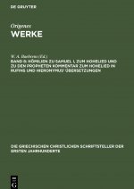 Hoemilien zu Samuel I, zum Hohelied und zu den Propheten Kommentar zum Hohelied in Rufins und Hieronymus' UEbersetzungen