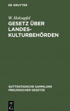 Gesetz uber Landeskulturbehoerden