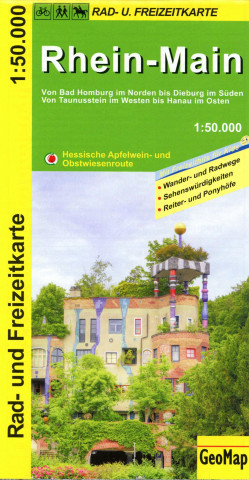 Rhein-Main Rad- und Freizeitkarte 1:50 000