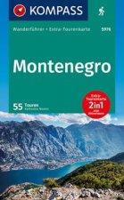 KOMPASS Wanderführer Montenegro, 55 Touren