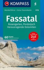 KOMPASS Wanderführer Fassatal, Rosengarten, 60 Touren