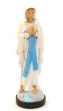 Statue résine décorée 16cms - Notre Dame de Lourdes