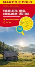 MARCO POLO Regionalkarte Österreich 03 Vorarlberg, Tirol 1:200.000