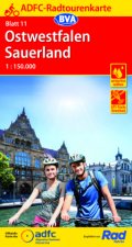ADFC-Radtourenkarte 11 Ostwestfalen Sauerland 1:150.000, reiß- und wetterfest, E-Bike geeignet, GPS-Tracks Download