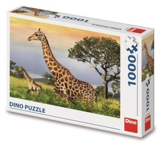 Puzzle 1000 ďż˝irafďż˝ rodina