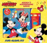 Disney Mickey & Friends: Mickey's Microphone Magic Sing-Along Sound Book Set: Sing-Along Set [With Sing-Along Set]