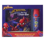 Marvel Spider-Man: Here Comes Spider-Man! Book and 5-Sound Flashlight Set: Book and Flashlight Set [With Flashlight]