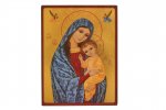 Vierge de la Lumière - Icône dorée à la feuille 9x12 cm - 942.63