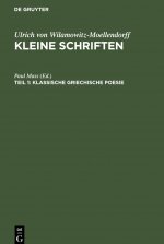 Klassische griechische Poesie