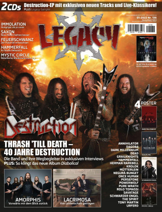 LEGACY MAGAZIN: THE VOICE FROM THE DARKSIDE. Ausgabe #136 (1/2022)