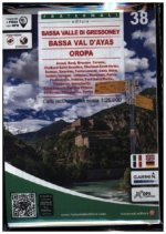 38 Bassa Valle di Gressoney - Bassa Val d'Ayas - Oropa 1:25000