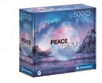 Puzzle 500 peace collection Light blue 35116