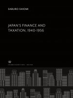 Japan?S Finance and Taxation 1940-1956