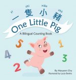 One Little Pig (A bilingual children's book in Traditional Chinese, English and Pinyin). Learn Numbers, Animals and Simple Phrases. A Dual Language Co