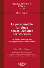 La personnalité juridique des collectivités territoriales - Volume 219