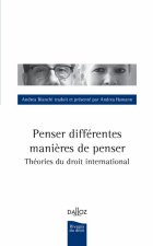 Penser différentes manières de penser. Théories de droit international - Théories de droit internati