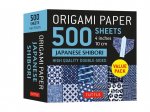 Origami Paper 500 Sheets Japanese Shibori 4 (10 CM): Tuttle Origami Paper: Double-Sided Origami Sheets Printed with 12 Different Blue & White Patterns