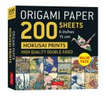Origami Paper 200 Sheets Hokusai Prints 6 (15 CM): Tuttle Origami Paper: Double-Sided Origami Sheets Printed with 12 Different Designs (Instructions f