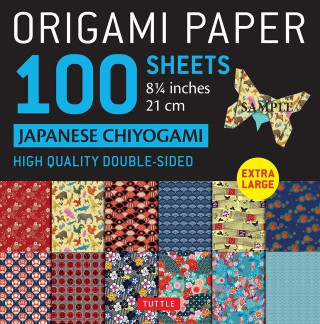 Origami Paper 100 Sheets Japanese Chiyogami 8 1/4 (21 CM): High Quality Double-Sided Origami Sheets Printed with 12 Different Patterns (Instructions f