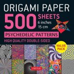 Origami Paper 500 Sheets Psychedelic Patterns 6 (15 CM): Tuttle Origami Paper: Double-Sided Origami Sheets Printed with 12 Different Designs (Instruct