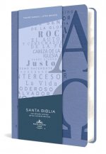 Biblia Rvr 1960 Letra Grande Tama?o Manual, Simil Piel Azul Celeste Con Nombres de Dios / Spanish Bible Rvr 1960 Handy Size Large Print Leathersoft So
