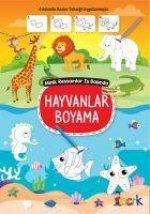 Hayvalar Boyama;Minik Ressam Is Basinda