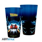 BACK TO THE FUTURE - Large Glass - 400ml -DeLorean - x2