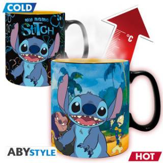 Lilo & Stitch Měnící keramický hrnek (objem 460 ml)