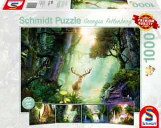 Puzzle 1000 PQ Jeleń w lesie G. Fellenberg 110816