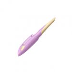 Ergonomischer Schulfüller für Rechtshänder mit Anfänger-Feder A - STABILO EASYbirdy Pastel Edition in soft pink/apricot - Einzelstift - inklusive Patr
