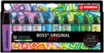 STABILO BOSS ORIGINAL 10er Etui kalte Farben  ARTY