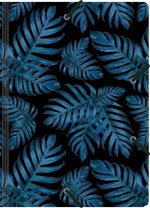 Sammelmappe de Luxe A4, Philodendron blue