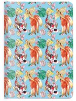 Heft A6 kariert, Koi