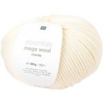 Essentials Mega Wool Chunky Creme, 100 g