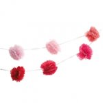 Pompon Girlande, Pink, FSC Mix