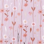 Geschenkpapier Blumenranken, flieder, FSC MIX