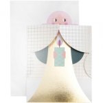 3D-Karte, Xmas In Air_Petrol/Pink FSC Mix