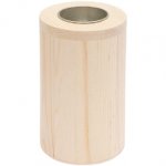 Kerzenhalter Rund 12 x 7,5 cm, FSC 100%