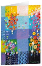 Wilde Blüten - Kunst-Faltkarten ohne Text (5 Stück)