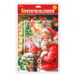 Trötsch Adventskalender Weihnachtsmann am Fenster Adventskalender mit Türchen