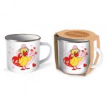 Trötsch Unser Sandmännchen Emaille Becher Tasse Schnatterinchen