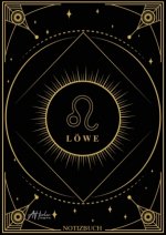 Edles Notizbuch Sternzeichen Löwe | Designed by Alfred Herler