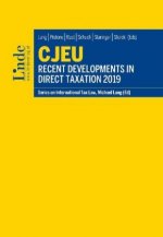 CJEU - Recent Developments in Direct Taxation 2019