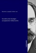 Grundriss des heutigen europäischen Völkerrechts
