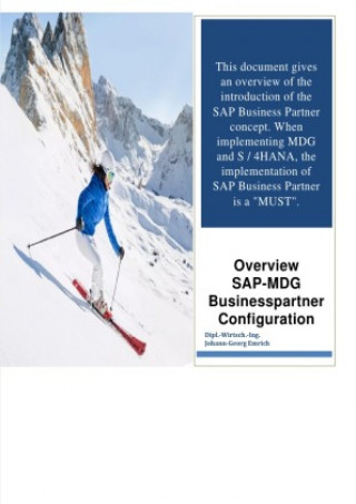 SAP Master Data Governance  Business Partner Configurationen