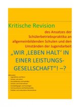 WIR 'LEBEN HALT' IN EINER LEISTUNGS-GESELLSCHAFT