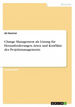 Change Management als Lösung für Herausforderungen. Arten und Konflikte des Projektmanagements
