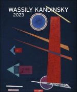 Wassily Kandinsky Edition Kalender 2023. Kunstvoller Wandkalender mit abstrakten Kunstwerken im Bauhaus-Stil. Großer Kunst-Kalender 2023 XXL. 46x55 cm