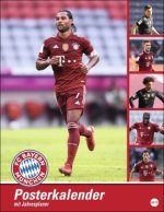 FC Bayern München Posterkalender. Wandkalender 2023 Großformat mit den besten Spielerfotos des FC Bayern. Toller Wandkalender XXL für Fußballfans.34x4